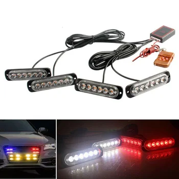 

16W Strobe Lights Set Accessories Flashlight 12V Wireless Remote Bulbs