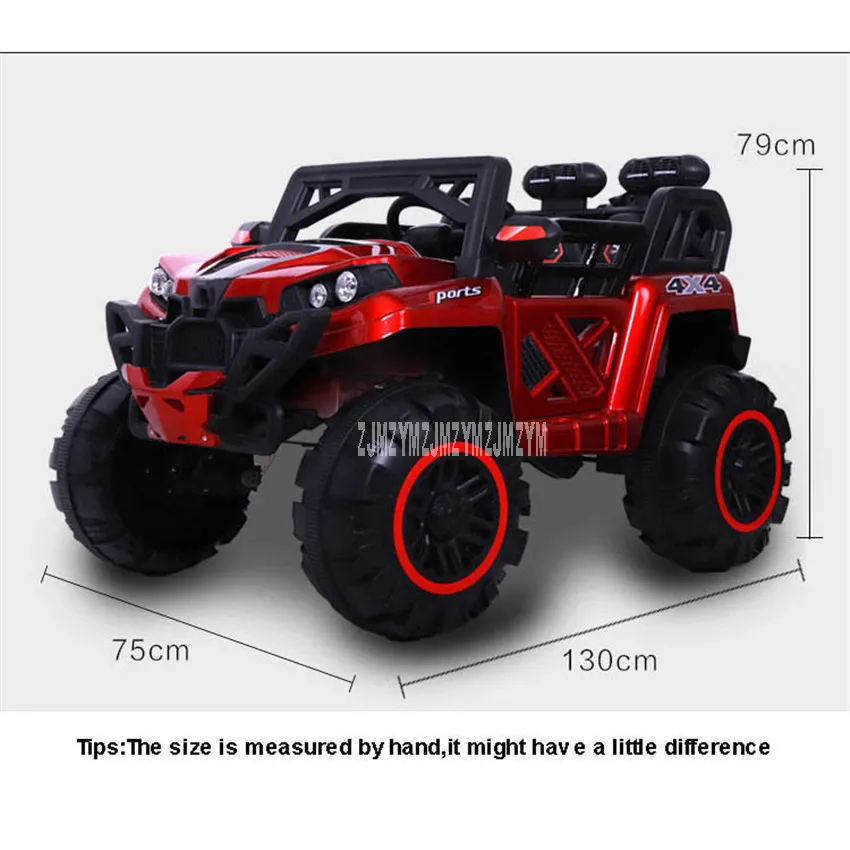 Four Big Wheel Design Kids Children's Off-road Electric Vehicle Car Remote Control For 1-3-9 Years Old Baby Toy Car Can Drive