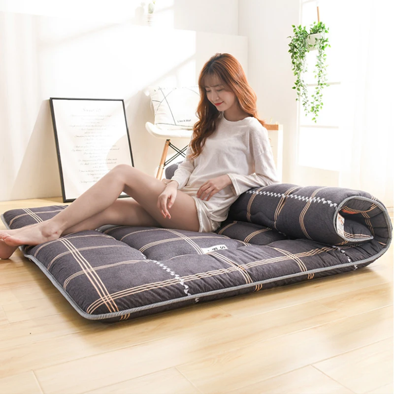 

Thicker Floor Tatami Mattress Foldable Comfortable Student Dormitory Mattresses For Family Bedspreads King Queen Twin Full Size