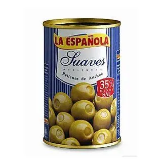 

Green olives stuffed with Anchovipaste - mild