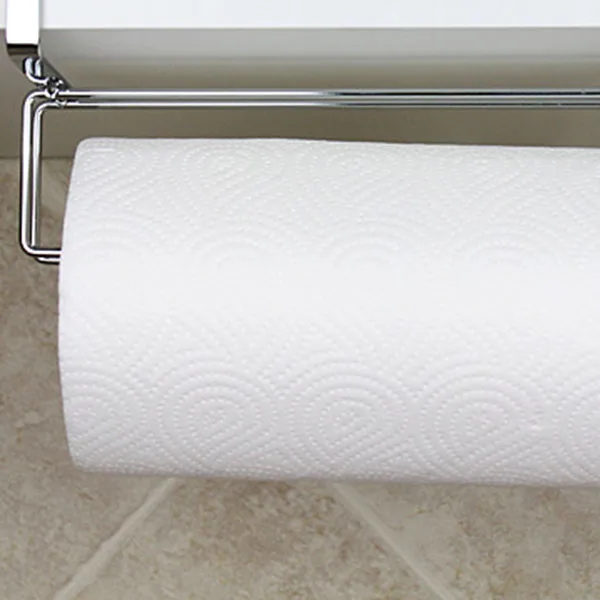 Kitchen Paper Holder Hanger Tissue Roll Towel Rack Bathroom Toilet Sink Door Hanging Organizer Storage Hook Holder