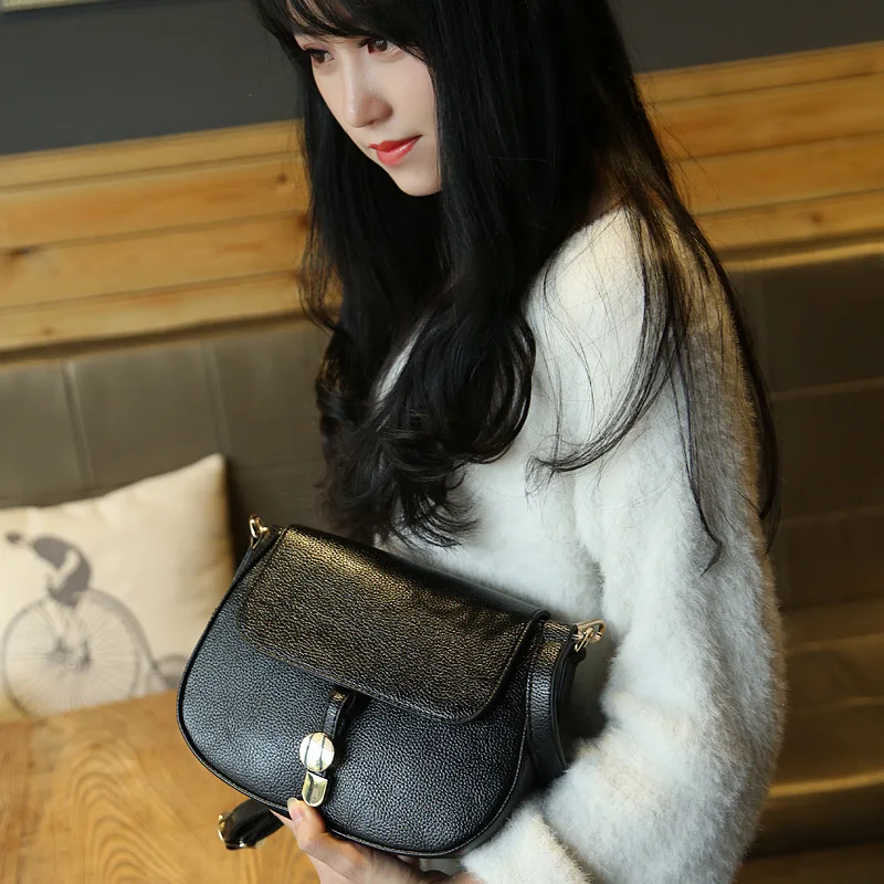 

2017 New Style WOMEN'S Bag Europe And America Fashion Women's Versatile Oblique Shoulder Bag Unique Design Embossed Leather Bag