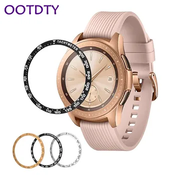 

42MM/46MM Anti Scratch Metal Bezel Ring Adhesive Cover Replacement for Samsung Galaxy Smart Watch Accessories