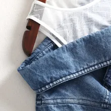 Lan Mu/Летняя одежда Новое Стильное платье большого размера Ковбойское платье для похудения для больших девочек 1950