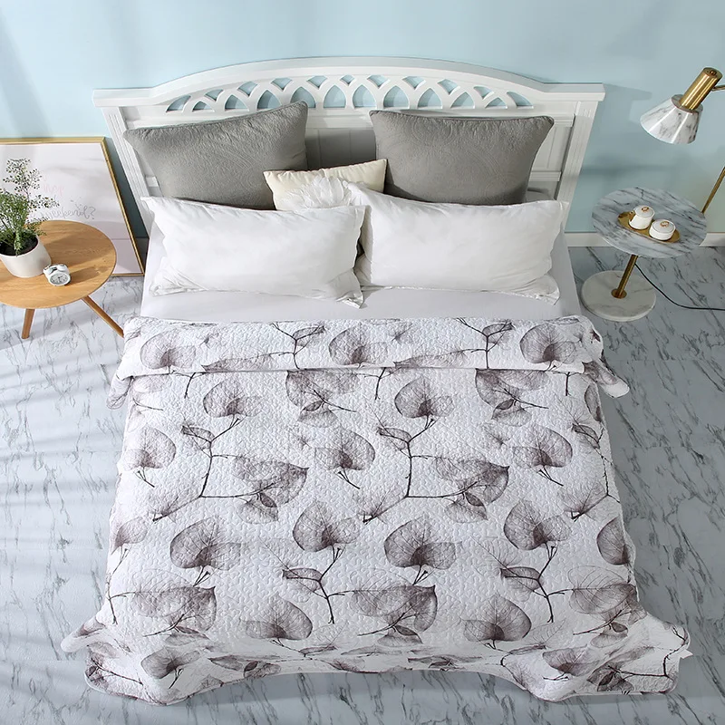 WUJIE Европейский Стиль полиэстер цветочный узор откидное покрывало постельные принадлежности, покрывала простыня текстильные постельные принадлежности для дома Декор - Цвет: Style 7