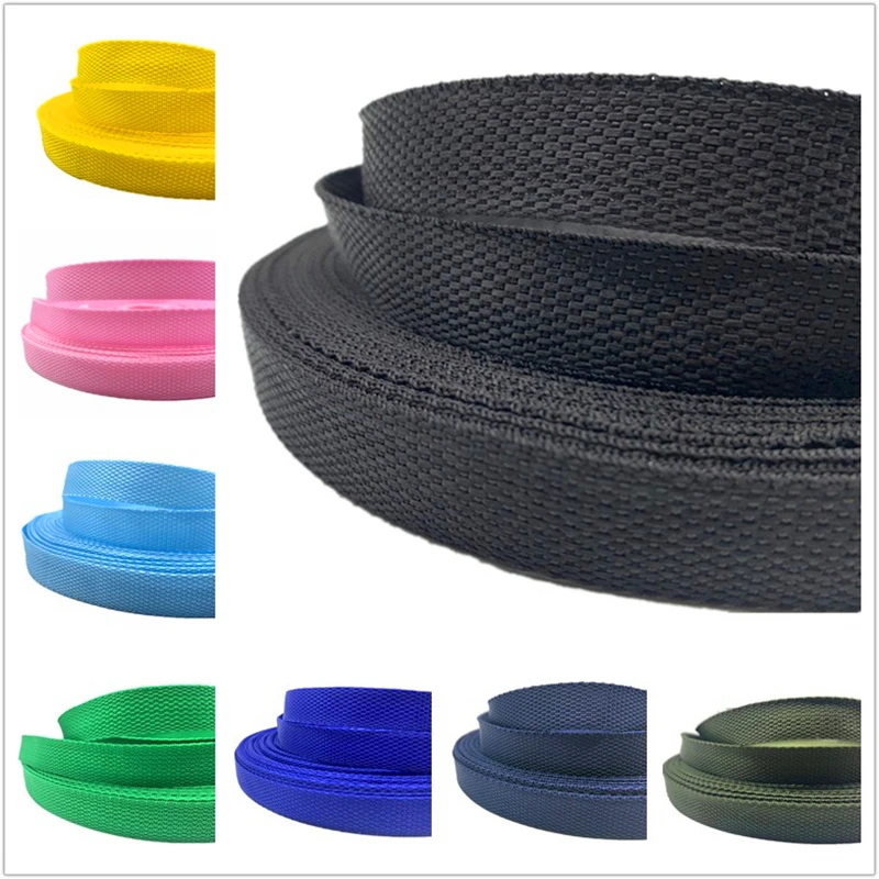 PP Ribbon Strap 5yards 20mm Nylon Webbing Knapsack Strapping Bags Crafts DIY Dog Accessories nylon webbing tape nylon webbing webbing ribbon