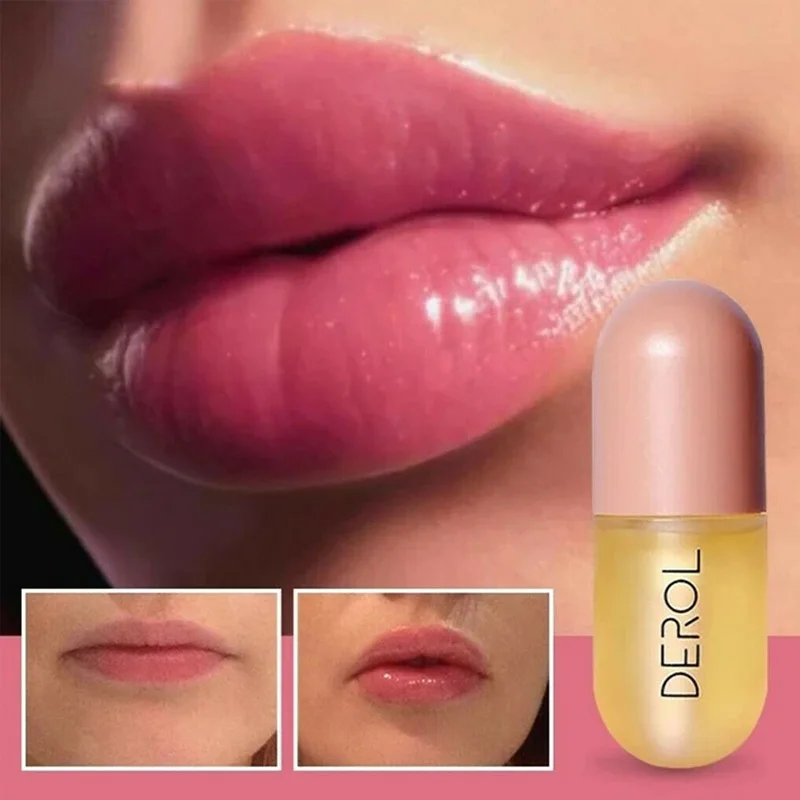 

5ml Instant Volumising Lips Plumper Long Lasting Moisturizer Care Lip Oil Repairing Reduce Lip Fine Lines Mask Sexy Plump Serum
