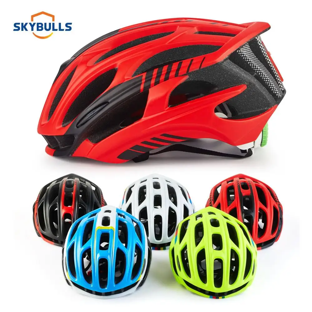 Skybulls дорожный шлем для горного велосипеда, Сверхлегкий, MTB, велосипедный шлем со светодиодным задним фонариком, спортивное защитное снаряже... Skybulls дорожный шлем для горного велосипеда, Сверхлегкий, MTB, велосипедный шлем со светодиодным задним фонариком, спортивное защитное снаряже...