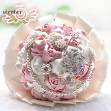 Свадебный букет из бисера Свадебный букет с жемчугом искусственный цветок ручной работы свадебные аксессуары SPH205