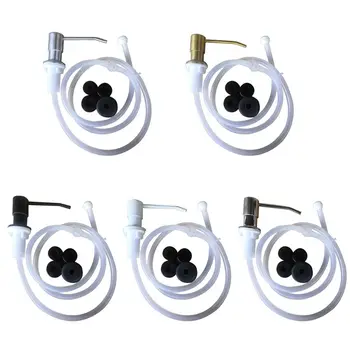 

1Set Stainless Steel Sink Liquid Soap Dispenser Lotion Pump Extension Tube