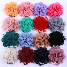 Сетчатый цветок полый цветок Детские аксессуары для волос аксессуары для одежды повязка для волос аксессуары