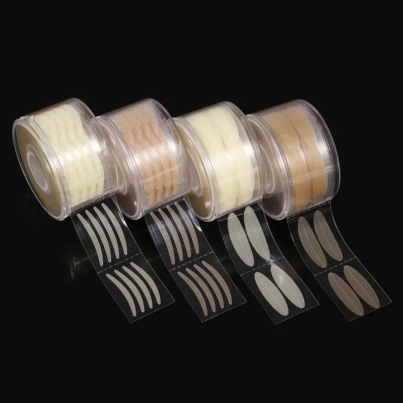 

Dropship 600PCS Eyelid Tape Sticker Invisible Double Fold Eyelid Paste Stripe 4Color Self-adhesive Natural Eye Tape Makeup Tool