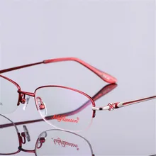 Ультра-светильник, металлическая оправа для очков Danyang, близорукие очки 541, новая мода, полуоправа, оправа для женских очков