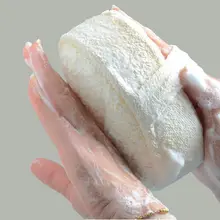 Natural Loofah Sponge Body Exfoliator Bath Brush Soft Body Scrub Brushes Shower Puff Massager Body Skin Care Bathroom Tools