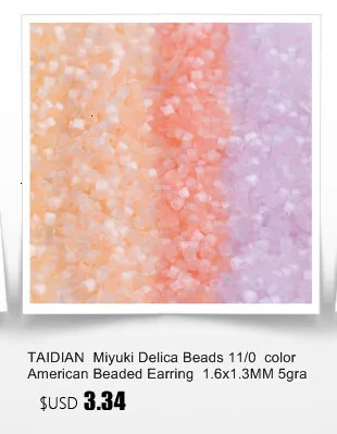 Тайдиан Miyuki Delica Seed Bead 11/0 для Broderie De Perles Francaises непрозрачный белый DB200 1,6x1,3 мм около 1000 штук