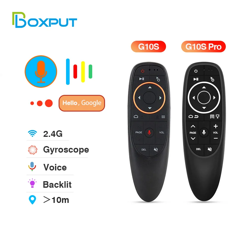 G10 BTS G10S Pro Voice Remote Control Air Mouse 2.4G Wireless Gyroscope IR Learning for Android TV Box H96 MAX X88 PRO X96 | Электроника