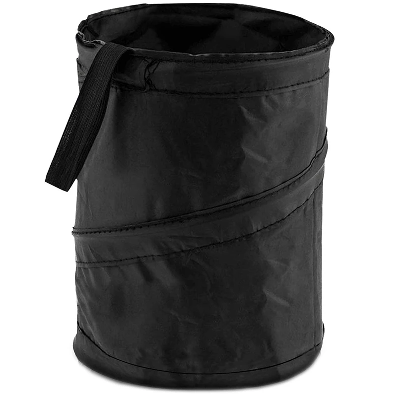

Waste Bins Car Garbage Can Foldable Car Trash Bag Organizer Universal Traveling Portable Collapsible Up Leak Proof Car Trash Can
