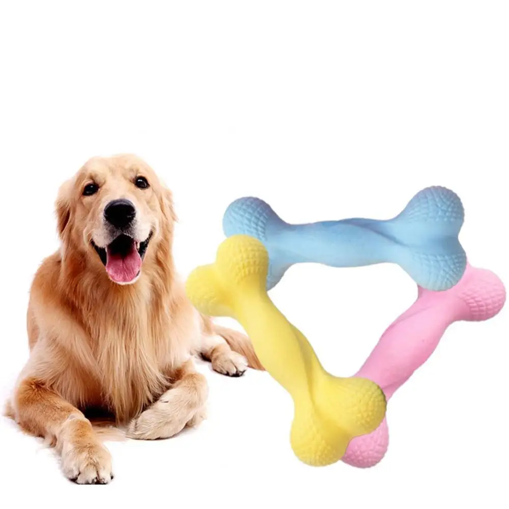 

Durable Dog Molar Teeth Toy TPR Milk Fragrance Foam Bone Pet Chew Molar Puppy Biting Toy