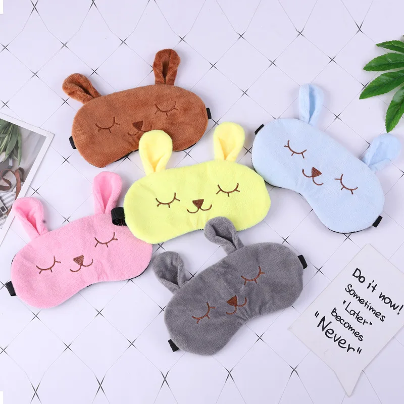 

1pc Cotton Creative Lovely Cartoon for Eye Travel Relax Sleeping Aid Eye Patch Adjustable Elastic Strap Sleep Blindfold