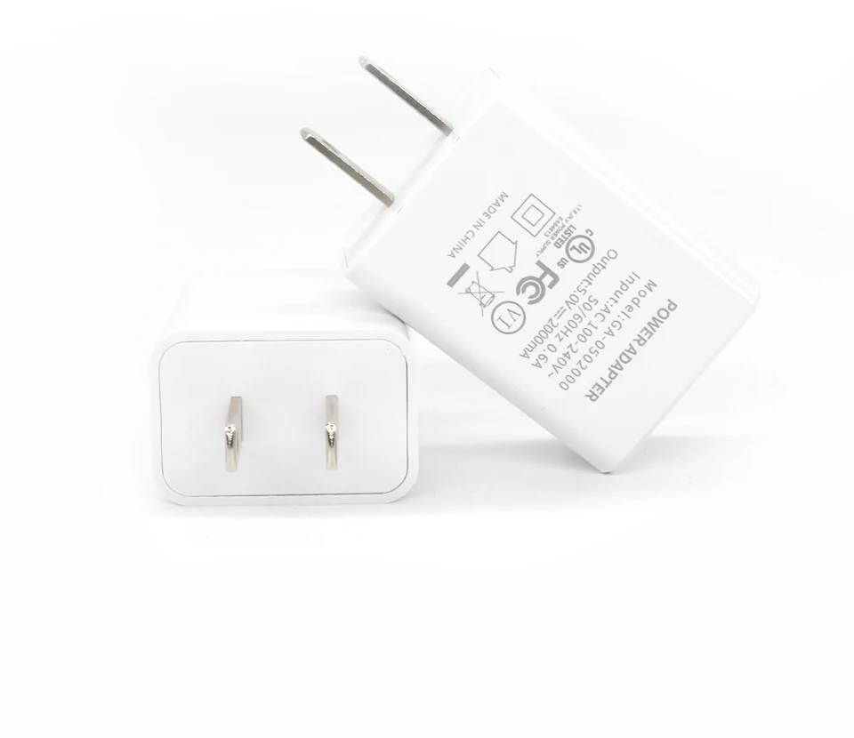 5V2A зарядное устройство для мобильного телефона US USB сертификация UL FCC зарядное устройство высокого класса Европа и США USB зарядное устройство адаптер питания