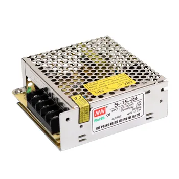 

IndustrialS-15-24 15W Exchange220Vto DC 12V 24V Switch Power Transformer Monitoring Security Lighting