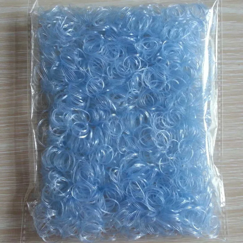 About 3000pcs/pack Candy Color Disposable Mini Elastic Rubber Bands for Girl Silicone Gum Kid Children Hair Accessories scrunchy - Цвет: color 3