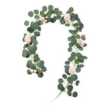 

Wedding Wreath Flower Christmas Garland Home door Decoration 67JB