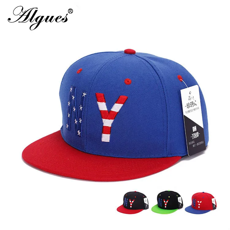 

Korean Version of The New Embroidery Letter NY Flat Hip-hop Hat Spring Men's and Women's Casual Snapback Cap Outstar Hats