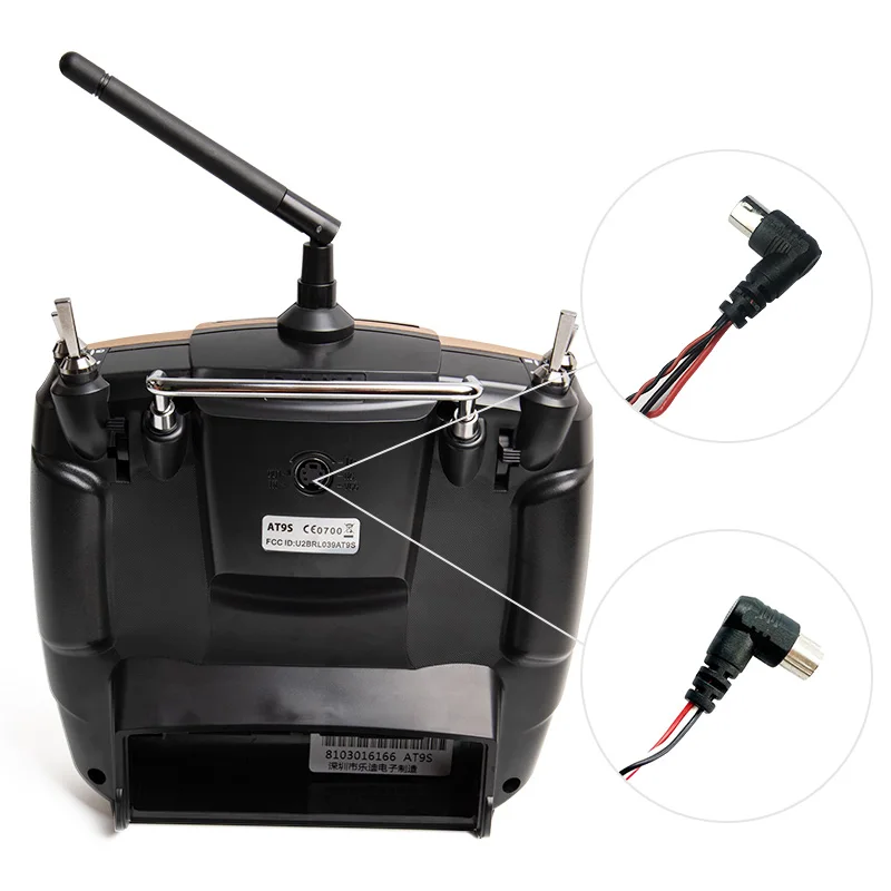 Radiocommande AT9S Pro 2.4GHz 12CH pour RC Drone Voiture Bateau