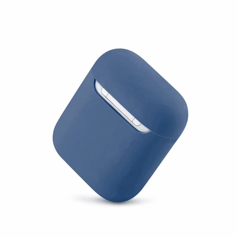 Ультратонкий ноутбук Цвет Мягкая силиконовая гарнитура чехол для AirPods 1/2 зарядка наушников с откидной крышкой - Цвет: 11
