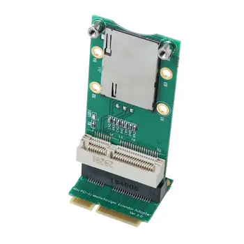 

Mini PCI-E Adapter with SIM Card Slot Vertical Installation for 3G/4G WWAN LTE
