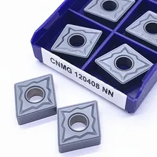 10 pces cnmg120404/8 nn lt10 carboneto de tungstênio inserir ferramentas de corte torneamento, inserções de carboneto torno ferramenta de torneamento