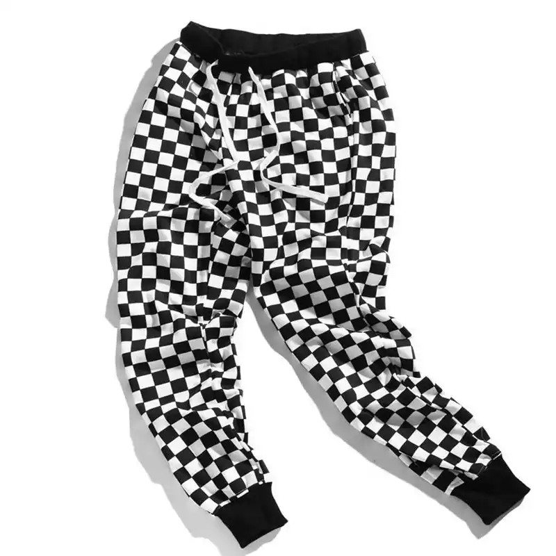 Checkerboard trousers mens Clearance