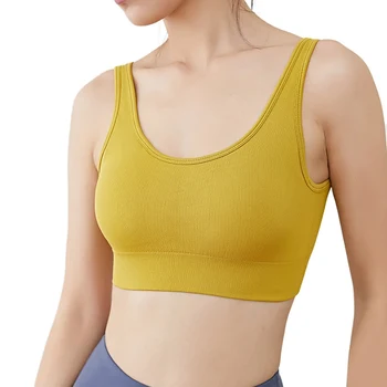 

Woomen Sleeping Underwear Beautiful Back V-Shaped Black Backing Sports Bra 2020 New Arrival