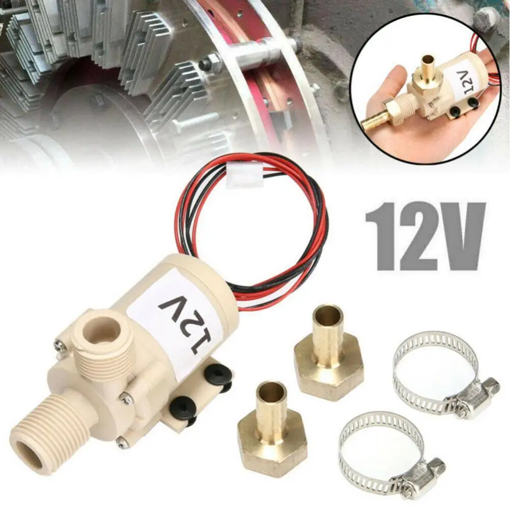 12V Brushless High Temperature Resistant Waterproof Heater Solar Hot Water Pump 1/2 "NPT, BSP Threaded Joint