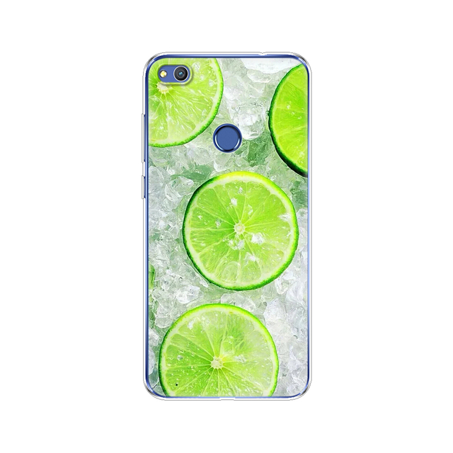 phone case for huawei honor 8 lite soft tpu silicon back cover 360 full for honor 8 liteprotective printing clear coque