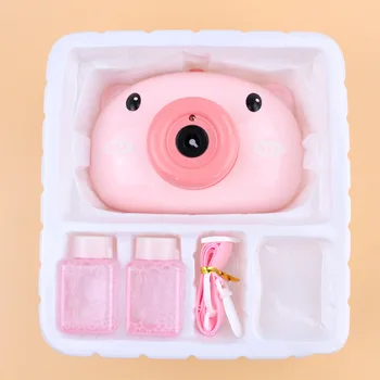 

Online Celebrity Bubble Machine Celebrity Style GIRL'S Heart Camera Bubble Machine CHILDREN'S Toy Fully Automatic