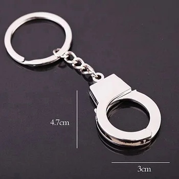 

Mini Size Handcuffs Keychain Keyfob Keyring Decoration Gift For Men Women 1Pcs Bag Accessories