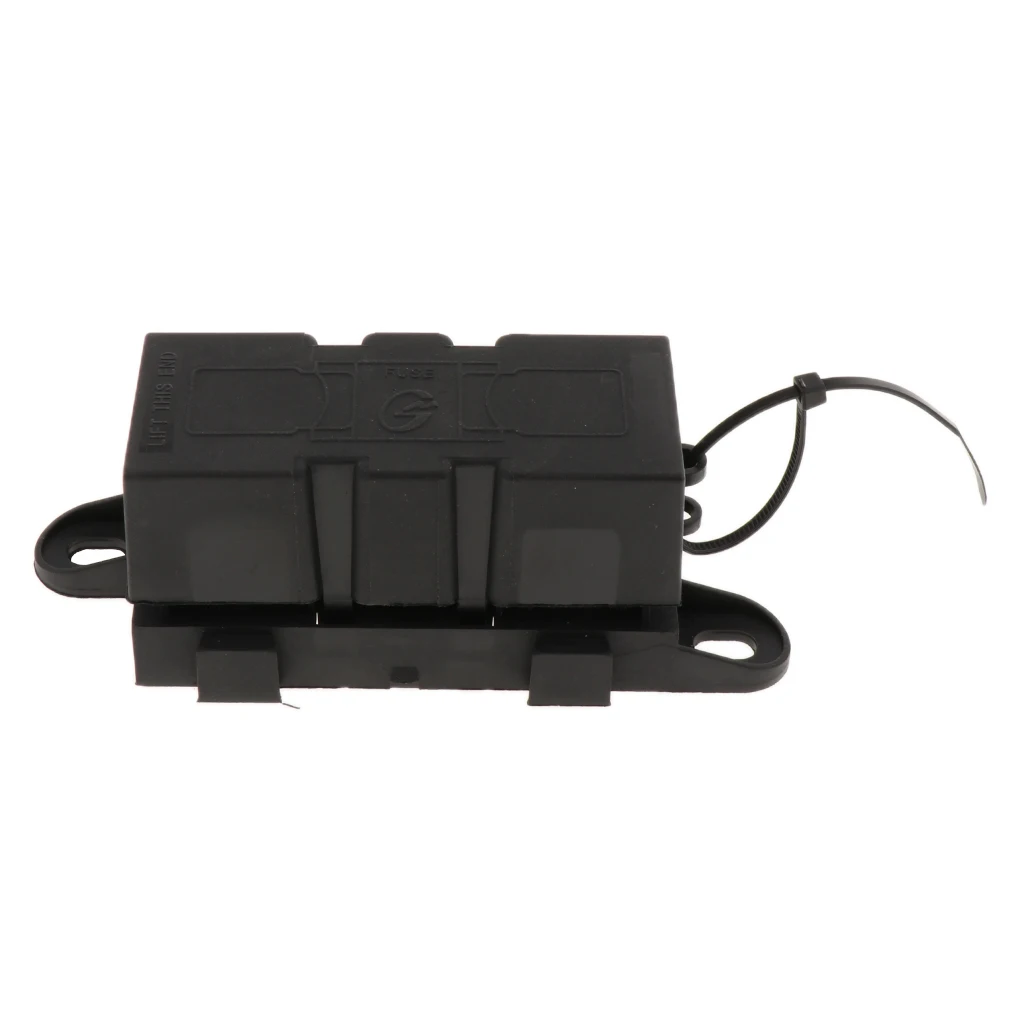 Bolt Down Mega Fuse 300A 60V + Mega Fuse Holder Box for Automotive, Forklift, Van, Marine, Truck, Boat, RV