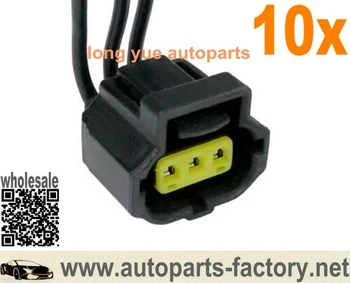 

longyue 10pcs Brake Master Cylinder Reservoir Fluid Level Sensor Repair Connector Pigtail for Ford