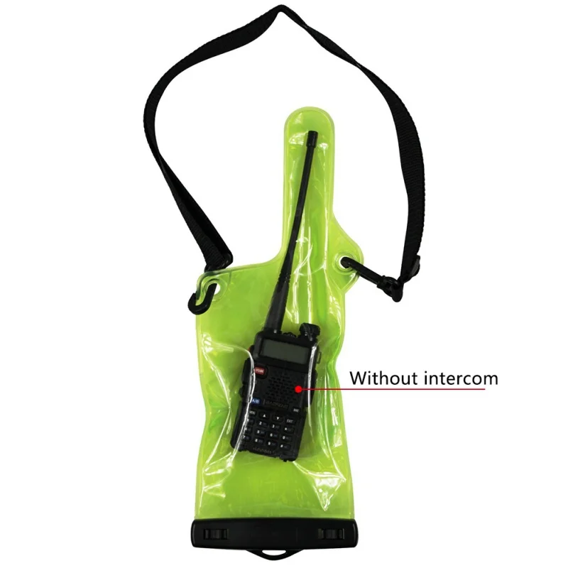 Открытый плавательный водонепроницаемый защитный корпус Walkie-talkie чехол |