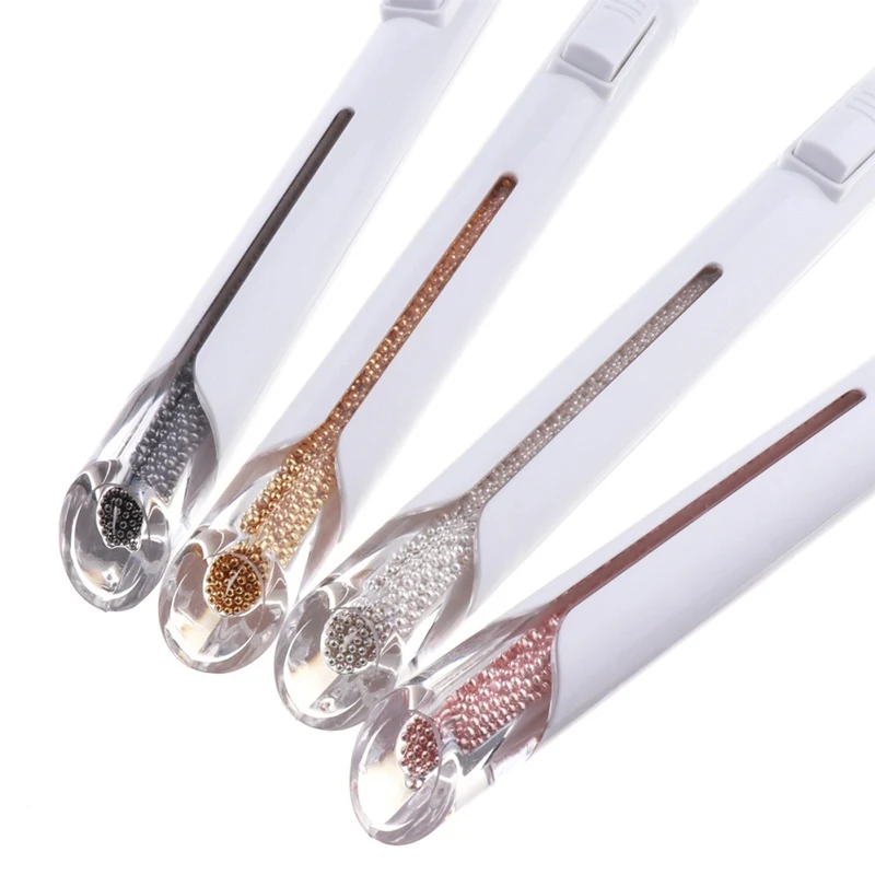 12 типов стальных бусин палочки ing Dotting Pen pick Up маленькие шарики икры аксессуары для маникюра живопись Bullion Ручка инструмент для дизайна ногтей