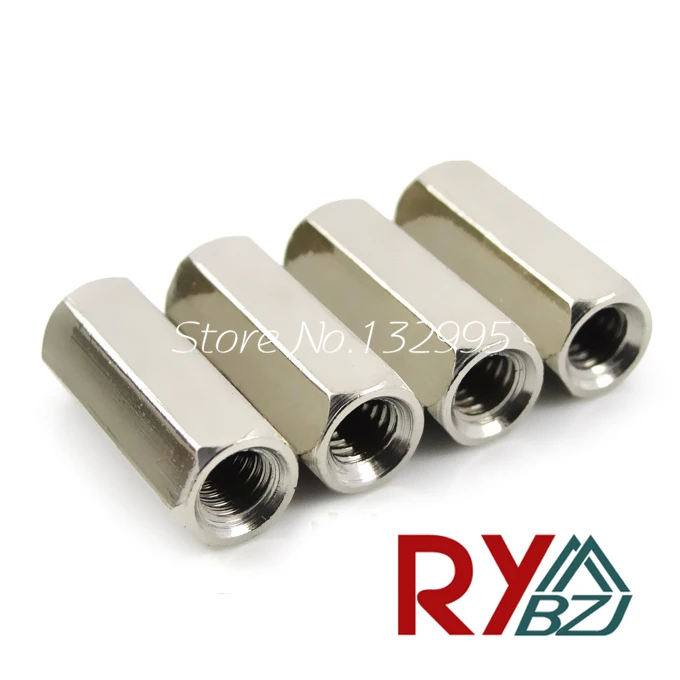 Латунная Проставка M4 внутренняя гнездовая никелированные Проставочные винты