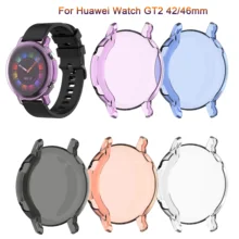 Силиконовый чехол для huawei watch gt2 42 46 мм мягкий с защитным