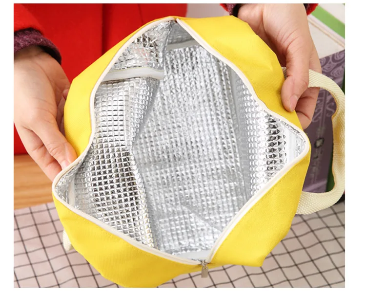 Оксфордская ткань Bento коробка мешок изолированный мешок мультфильм Многофункциональный контейнер изолированный мешок Алюминиевая фольга мешок для пикника