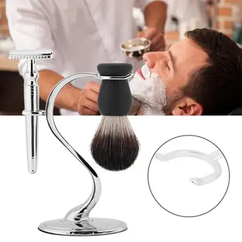 

1Pcs Shaving Cream Men Shaving Brush Stand Razor Holder for Salon Home Travel Use Shave Brush