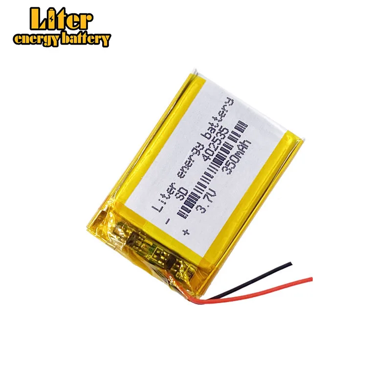 Фото 3,7 V,350mAH 402535 полимерная литиевая батарея для 3,7 V 402535 PLUG GPS,MP3 MP4 MP5 полимерная аккумуляторная батарея №2