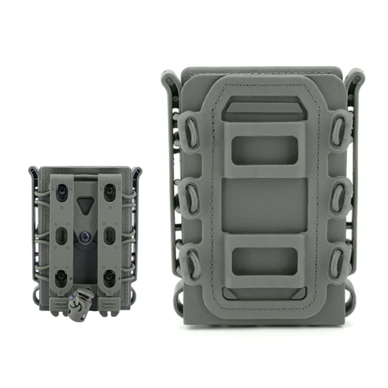 Green New 5.56mm 7.62mm Fast Mag Pouch Tactical Magazine Pouch Holster Molle Belt Fast Attach Carrier Holster 5.56 7.62 Pouch - Цвет: Green