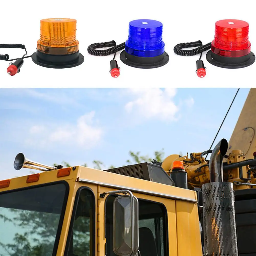 

MeterMall LED Car Truck Strobe Warning Light Police LED Flashing Emergency lights Beacon Lamp with Magnetic Mounted