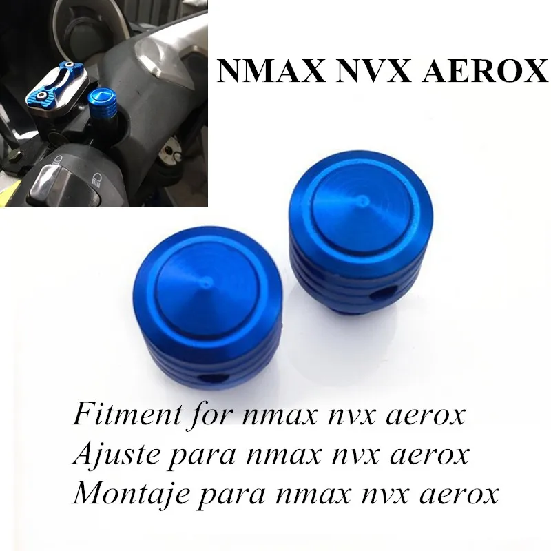 Модифицированный мотоцикл nmax155 nmax125 nmax150 aerox155 nvx155 винт зеркальный винт крышка код крышки для yamaha xmax nvx - Цвет: 2 different Blue